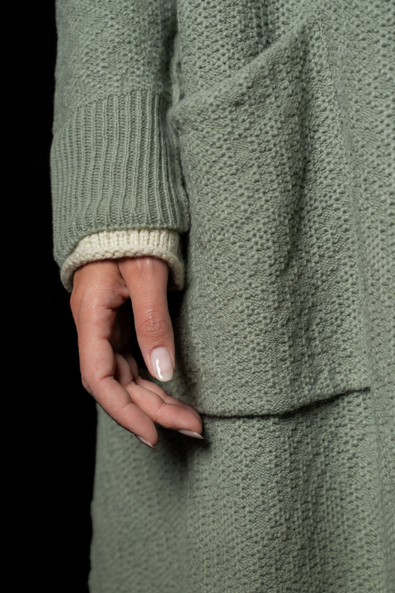 DANIEL ANDRESEN-CARDIGAN-VITEX-SAGE