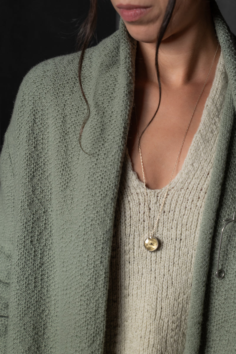 DANIEL ANDRESEN-CARDIGAN-VITEX-SAGE
