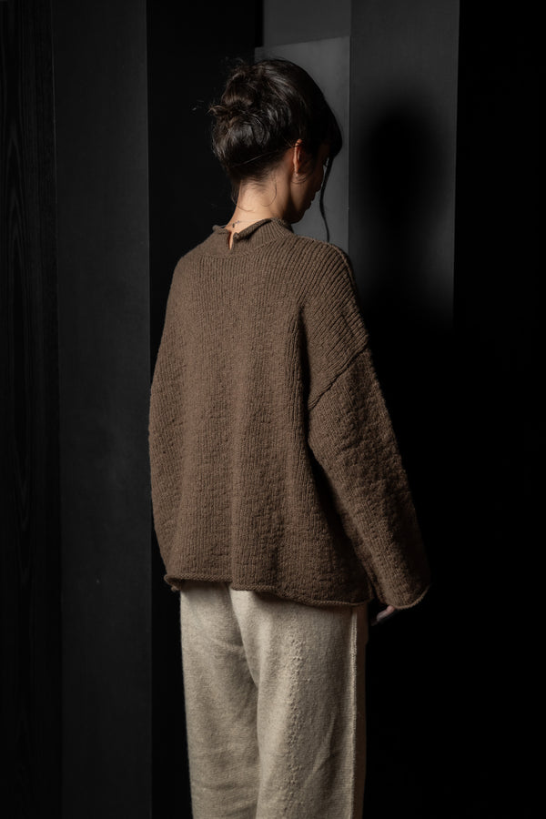 DANIEL ANDRESEN-PULLOVER-SESAME-PRALINE