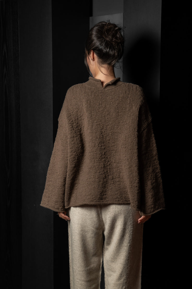 DANIEL ANDRESEN-PULLOVER-SESAME-PRALINE