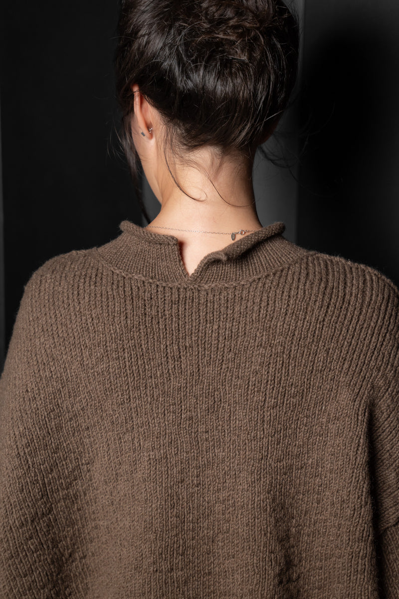 DANIEL ANDRESEN-PULLOVER-SESAME-PRALINE