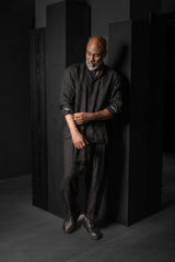 FORME D'EXPRESSION-SHIRT-HS018-BLACK