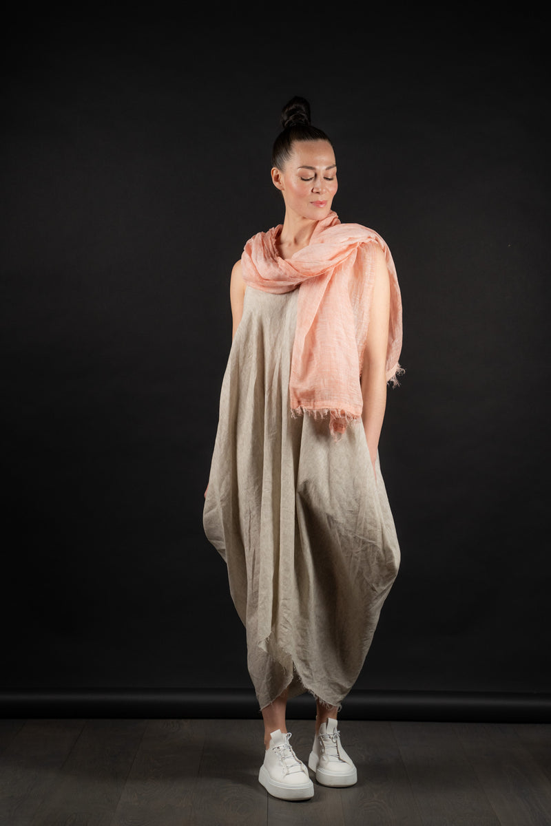 DAUB-DRESS-AB62-T516-TAUPE