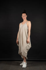 DAUB-DRESS-AB62-T516-TAUPE