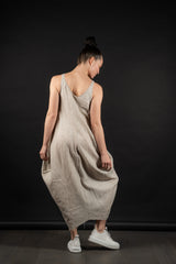 DAUB-DRESS-AB62-T516-TAUPE