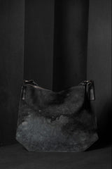 TAGLIOVIVO-BAG-SERPENT HEXAGON-HORSE-CULATTA REVERSE-BLACK