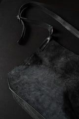 TAGLIOVIVO-BAG-SERPENT HEXAGON-HORSE-CULATTA REVERSE-BLACK