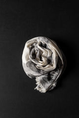 FORME D’EXPRESSION-HX018-SCARF-WHITE/BLACK