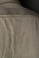 RICK OWENS-DENIM JACKET-OUTERSHIRT-SAND