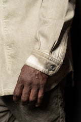 RICK OWENS-DENIM JACKET-OUTERSHIRT-SAND
