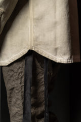 RICK OWENS-DENIM JACKET-OUTERSHIRT-SAND