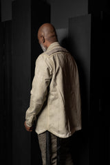 RICK OWENS-DENIM JACKET-OUTERSHIRT-SAND