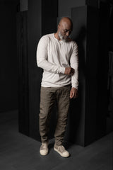 RICK OWENS-SHIRT-LEVEL-BH-MILK WASH