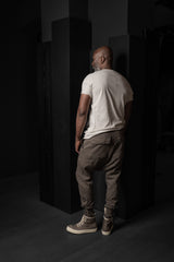RICK OWENS-KNIT SHIRT-LEVEL T-RNP-MILK WASH
