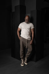 RICK OWENS-KNIT SHIRT-LEVEL T-RNP-MILK WASH