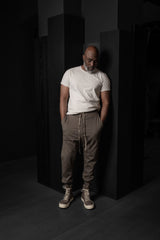 RICK OWENS-KNIT SHIRT-LEVEL T-RNP-MILK WASH