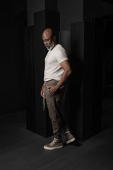 RICK OWENS-KNIT SHIRT-LEVEL T-RNP-MILK WASH