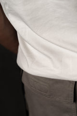 RICK OWENS-KNIT SHIRT-LEVEL T-RNP-MILK WASH
