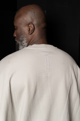 RICK OWENS-KNIT SWEATSHIRT-HUN-FP-MILK WASH