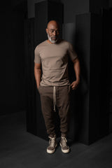RICK OWENS-PANTS-PRISONER-RIG-DARK DUST