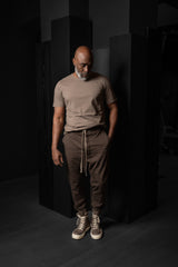 RICK OWENS-PANTS-PRISONER-RIG-DARK DUST