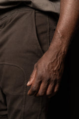 RICK OWENS-PANTS-PRISONER-RIG-DARK DUST