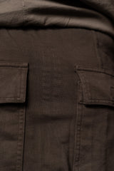 RICK OWENS-PANTS-PRISONER-RIG-DARK DUST