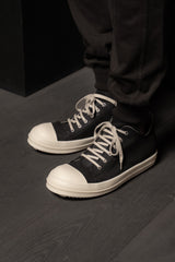 RICK OWENS-DENIM SHOES-DU01F-DBK911-BLACK/MILK/MILK
