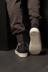 RICK OWENS-DENIM SHOES-DU01F-DBK911-BLACK/MILK/MILK
