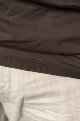 RICK OWENS-KNIT SHIRT-LEVEL T-RNP-DARK DUST