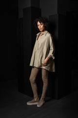 KATHARINA HOVMAN-BIG BLOUSE-261244-SAND