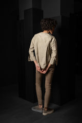 KATHARINA HOVMAN-BIG BLOUSE SHORT-261240-SAND