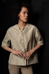 KATHARINA HOVMAN-BIG BLOUSE SHORT-261240-SAND