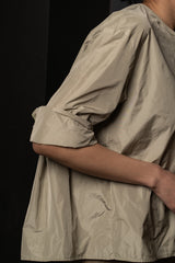 KATHARINA HOVMAN-BIG BLOUSE SHORT-261240-SAND