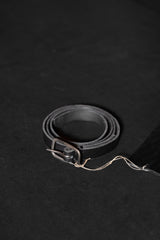 TAGLIOVIVO-BELT-RECTANGULAR BUCKLE S-CALF-BLACK