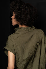 KATHARINA HOVMAN-COLLAR DRESS-261477-OLIVE/FLOWER
