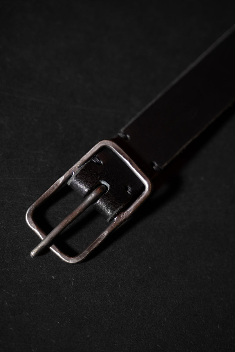 TAGLIOVIVO-BELT-RECTANGULAR BUCKLE M-CALF-BLACK