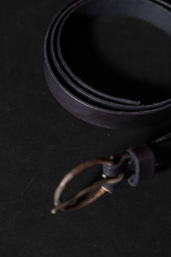 TAGLIOVIVO-BELT-RING BUCKLE-H.D.CALF-ABYSS