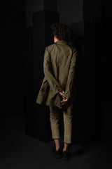 KATHARINA HOVMAN-OVERSIZEHEMD-261453-OLIVE/FLOWER