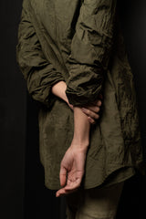 KATHARINA HOVMAN-OVERSIZEHEMD-261453-OLIVE/FLOWER