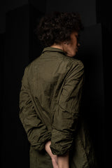 KATHARINA HOVMAN-OVERSIZEHEMD-261453-OLIVE/FLOWER