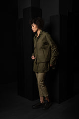 KATHARINA HOVMAN-PUFFY JACKET-261406-OLIVE/FLOWER