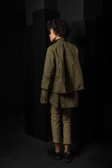 KATHARINA HOVMAN-PUFFY JACKET-261406-OLIVE/FLOWER