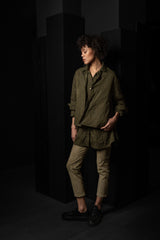 KATHARINA HOVMAN-PUFFY JACKET-261406-OLIVE/FLOWER