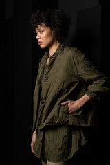KATHARINA HOVMAN-PUFFY JACKET-261406-OLIVE/FLOWER