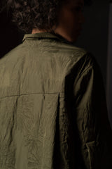 KATHARINA HOVMAN-PUFFY JACKET-261406-OLIVE/FLOWER