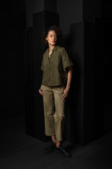 KATHARINA HOVMAN-MODERN BLOUSE-261243-OLIVE