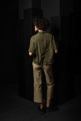KATHARINA HOVMAN-MODERN BLOUSE-261243-OLIVE