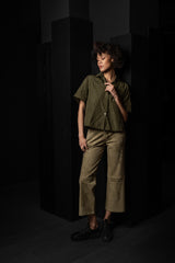 KATHARINA HOVMAN-MODERN BLOUSE-261243-OLIVE