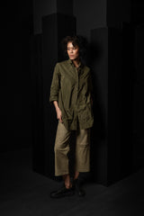 KATHARINA HOVMAN-OVERSIZEHEMD-261253-OLIVE